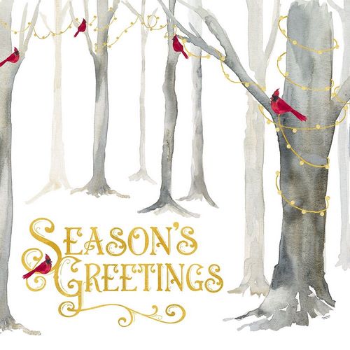 Reed, Tara 아티스트의 Christmas Forest IV-Seasons Greetings 작품