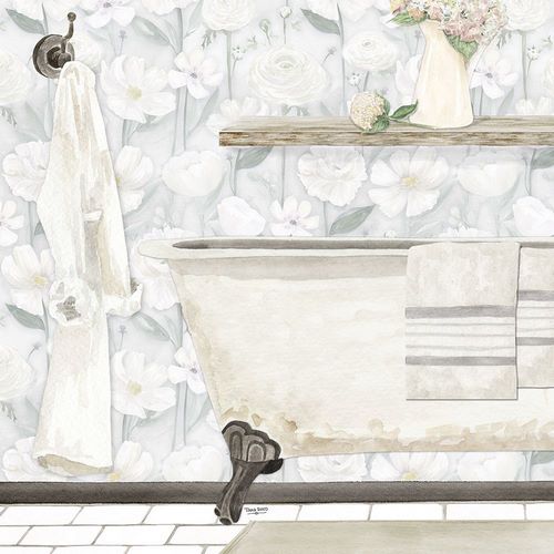 White Floral Bath II