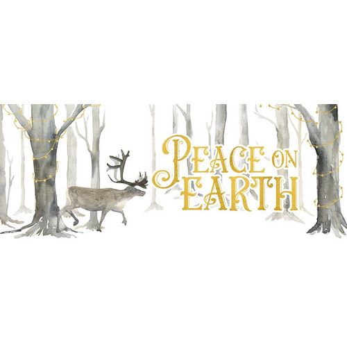 Reed, Tara 아티스트의 Christmas Forest panel II-Peace on Earth 작품