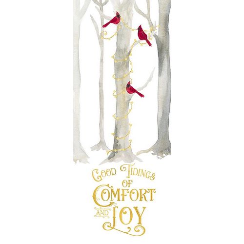 Reed, Tara 아티스트의 Christmas Forest panel III-Comfort and Joy 작품
