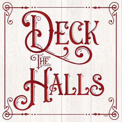 Reed, Tara 아티스트의 Vintage Christmas Signs II-Deck the Halls 작품