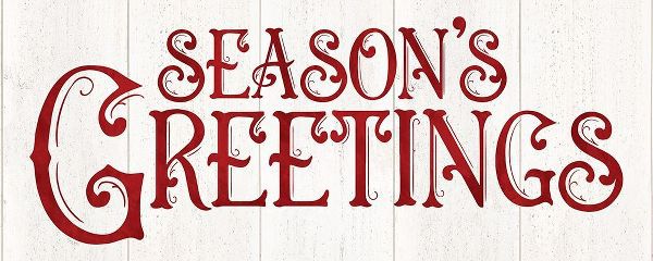 Reed, Tara 아티스트의 Vintage Christmas Signs panel II-Seasons Greetings 작품