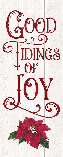 Reed, Tara 아티스트의 Vintage Christmas Signs panel IV-Tidings of Joy 작품