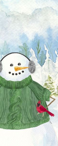 Reed, Tara 아티스트의 Snowman Christmas vertical I 작품