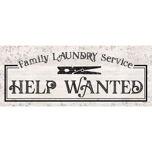 Laundry Room Humor panel II-Help Wanted