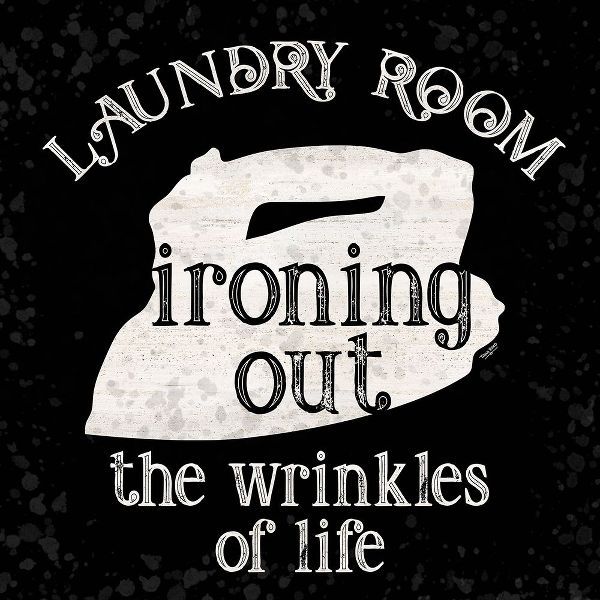 Laundry Room Humor black IV-Wrinkles