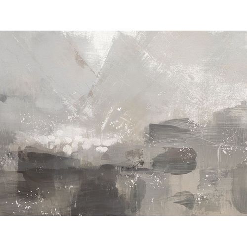 Contemporary Gray Abstract landscape