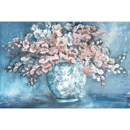 Cherry Blossoms in Chinoiserie Ginger Jar