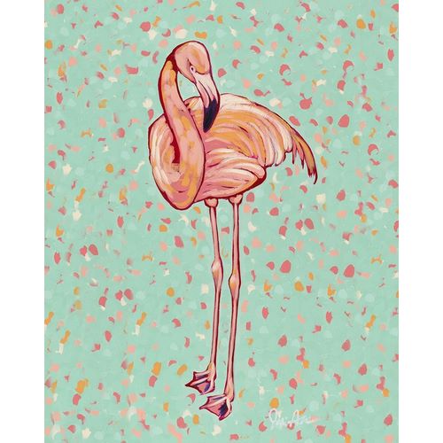 Flamingo portrait I