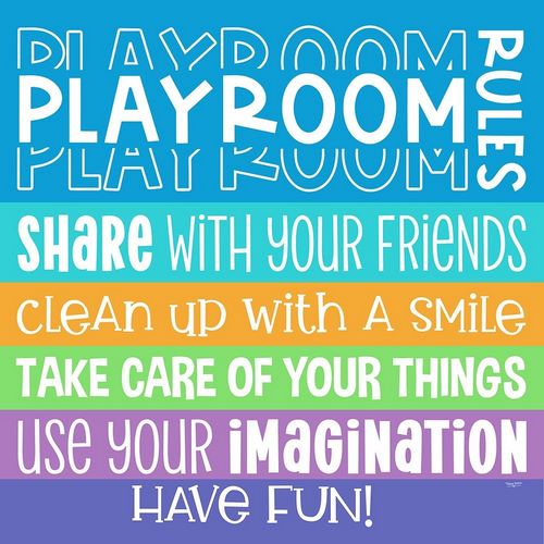 Playroom Rules I