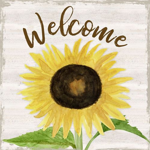 Fall Sunflower sentiment IV-Welcome