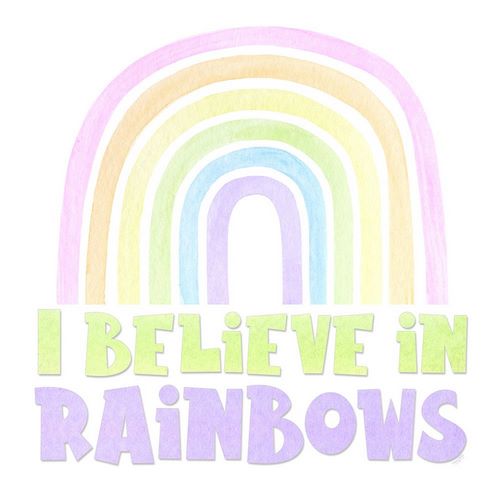 Pastel Rainbows I-Believe