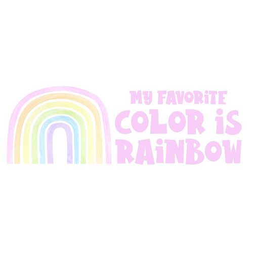 Pastel Rainbows panel I-Favorite