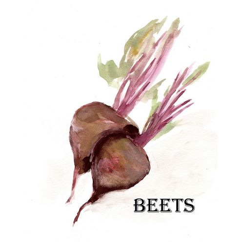 Veggie Sketch  IV-Brown Beets