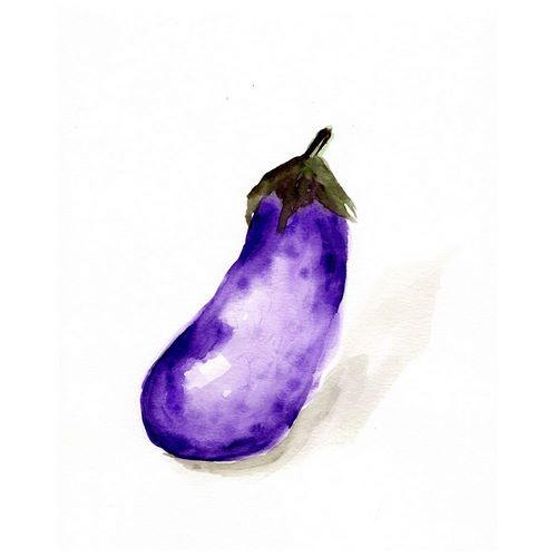 Veggie Sketch plain  VII-Eggplant