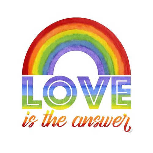 Rainbow Text IV-Love