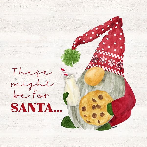 Reed, Tara 아티스트의 Gnome for Christmas Sentiment II-Cookies 작품