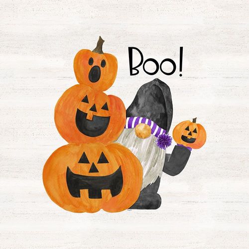 Reed, Tara 아티스트의 Gnomes of Halloween Sentiment II-Boo 작품