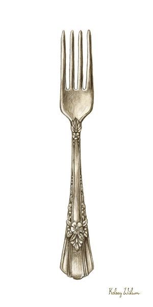 Vintage  Tableware I-Fork