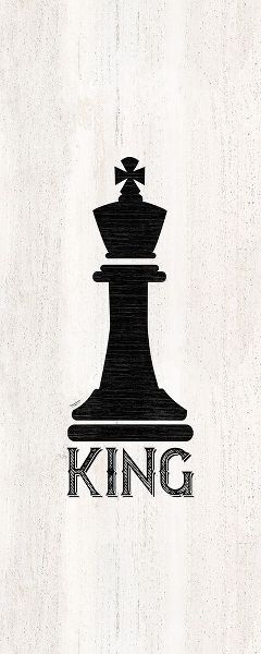 Chess Piece vertical I-King