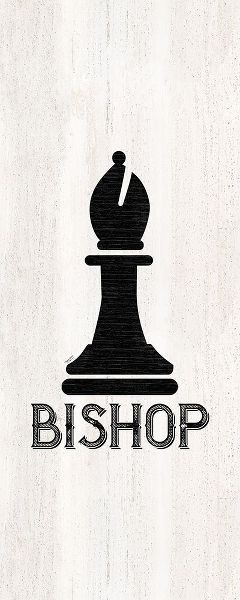 Chess Piece vertical III-Bishop