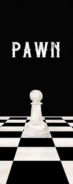 Rather be Playing Chess Pieces white panel I-Pawn
