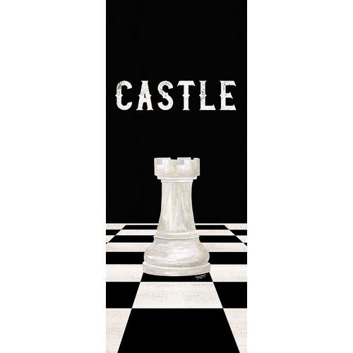 Rather be Playing Chess Pieces white panel II-Castle