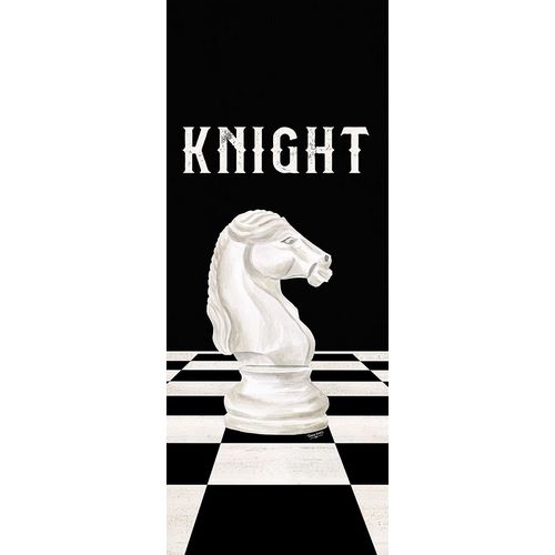 Rather be Playing Chess Pieces white panel III-Knight