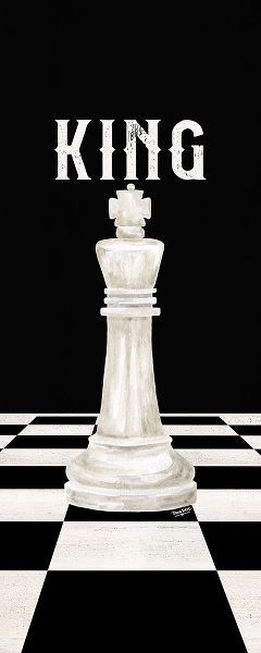 Rather be Playing Chess Pieces white panel V-King