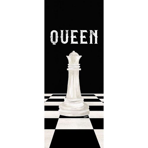 Rather be Playing Chess Pieces white panel VI-Queen
