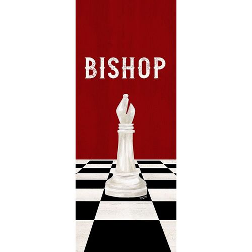 Rather be Playing Chess Pieces red panel IV-Bishop