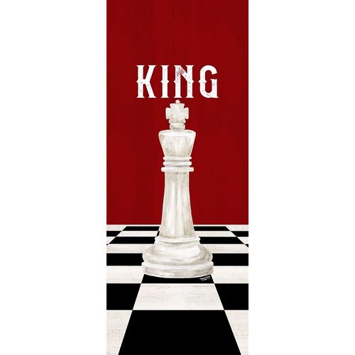 Rather be Playing Chess Pieces red panel V-King