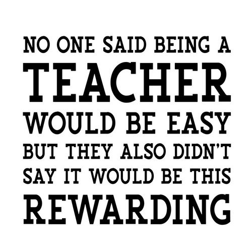Teacher Truths VII-Rewarding