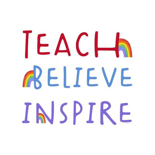 Teacher Truths rainbow I-Inspire