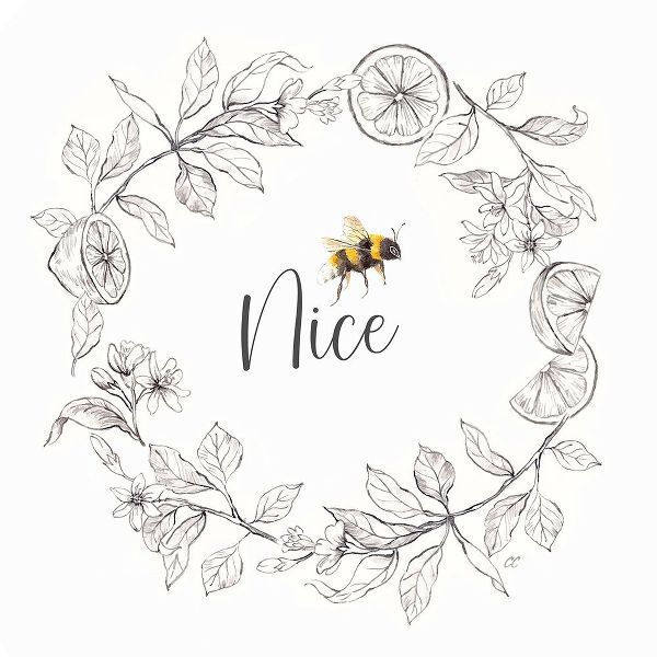 Bee  Sentiment Wreath III-Nice