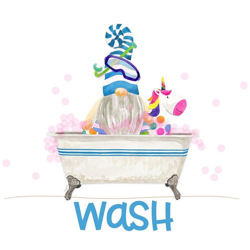 Bathroom  Gnomes III-Wash