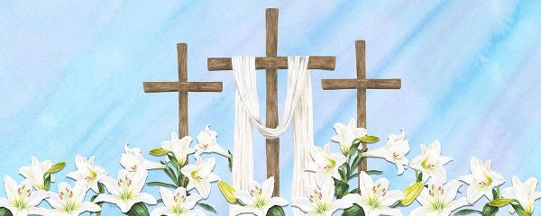 He  is Risen panel II-Three Crosses