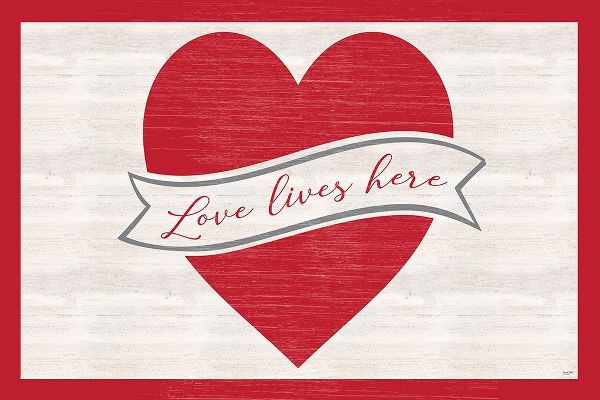 Valentines  landscape sentiment II-Love Heart