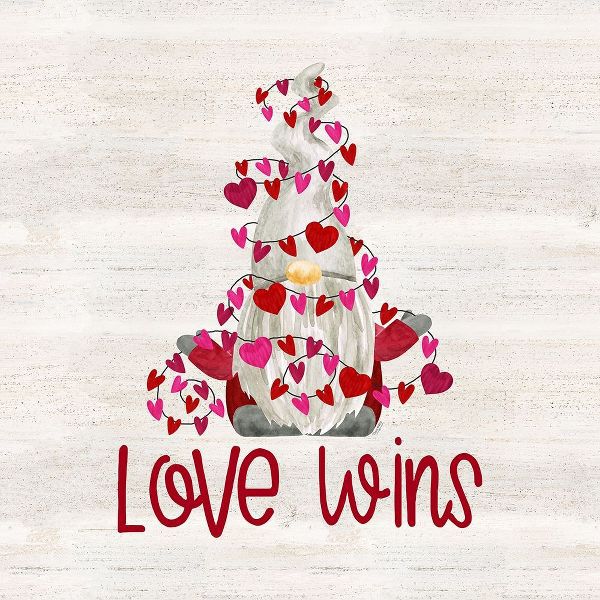 Valentine  Gnomes VII-Love Wins
