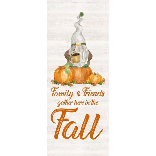 Reed, Tara 아티스트의 Fall Gnomes Sentiment vertical I-Family and Friends 작품