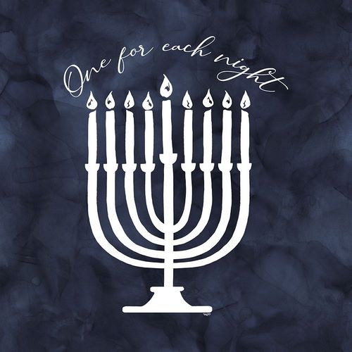 Reed, Tara 아티스트의 Hanukkah Lights IV-One for Each Night 작품