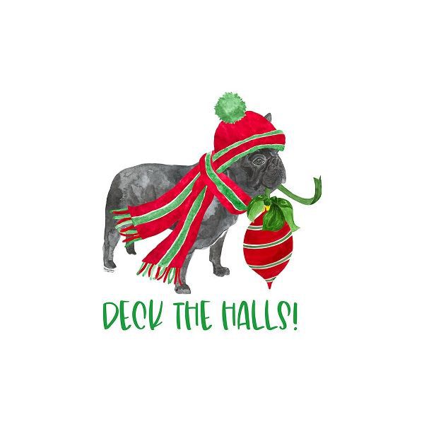 Reed, Tara 아티스트의 Dog Days of Christmas icon I-Deck the Halls 작품