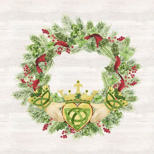 Reed, Tara 아티스트의 Irish Christmas II-Claddagh Wreath 작품
