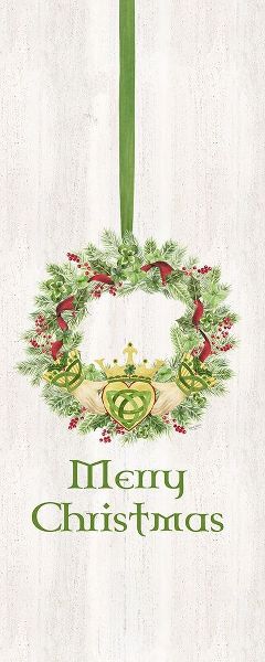 Reed, Tara 아티스트의 Irish Christmas vertical II-Claddagh Wreath 작품