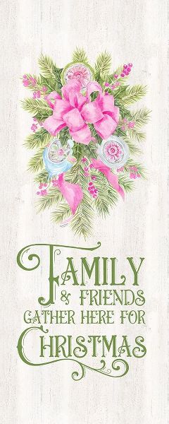 Reed, Tara 아티스트의 Vintage Christmas vertical I-Friends and Family 작품