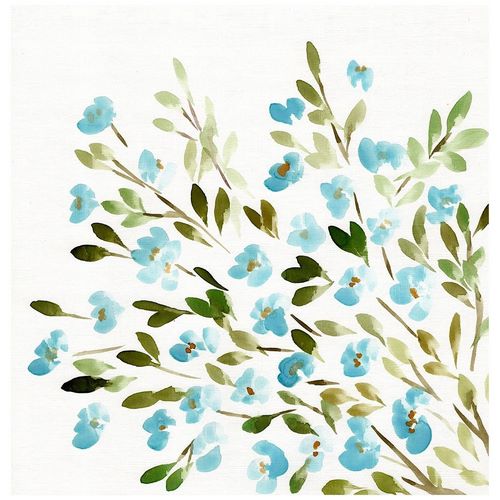Chapman, Marcy 아티스트의 Sketchy Blossoms Blue 작품