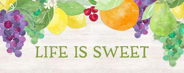 Reed, Tara 아티스트의 Life is Sweet sentiment panel II-Life 작품