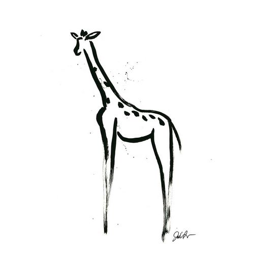 Augustine, Jodi 작가의 Inked Safari IV-Giraffe 2 작품