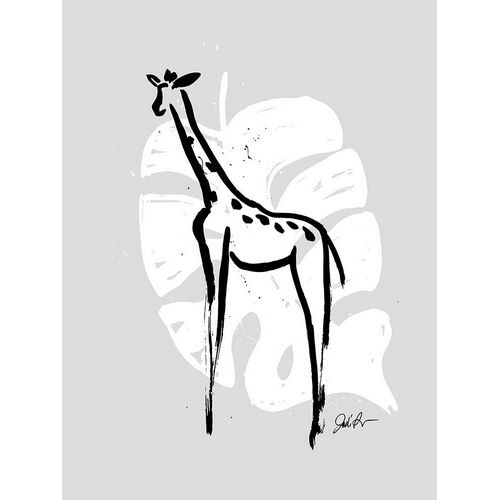 Augustine, Jodi 작가의 Inked Safari Leaves IV-Giraffe 2 작품