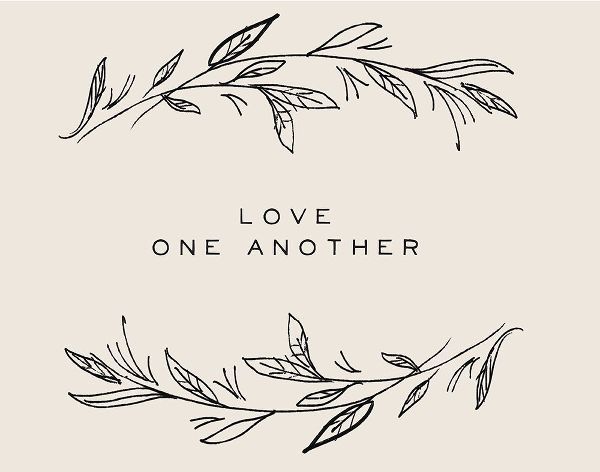 HM Design 작가의 Serene Sentiment III-Love One Another 작품